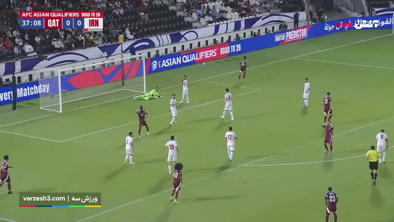 ببینید؛ خلاصه بازی قطر 1 - ایران 0 ؛عجب اخراج بدموقعی!