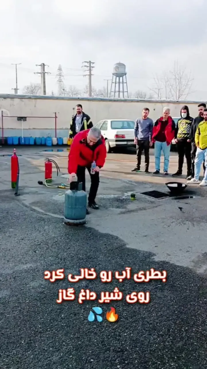 ببینید؛ هنگام شعله ور شدن کپسول گاز چه کنیم؟