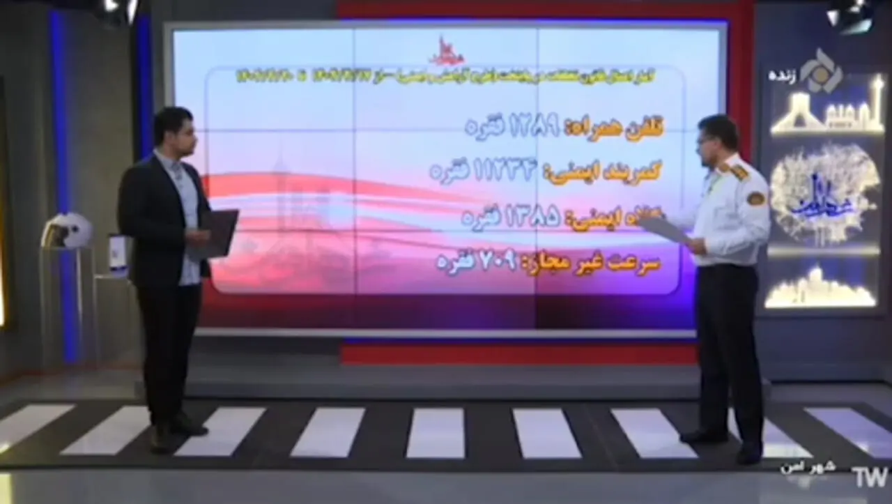 پرتخلفترین عادت رانندگی در ماه گذشته