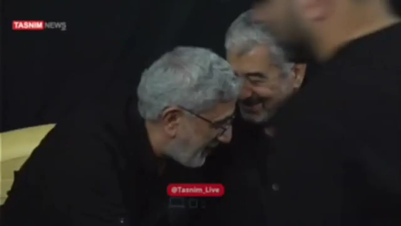 تصاویر قاآنی در مراسم چهلمین روز شهادت سردار باقری