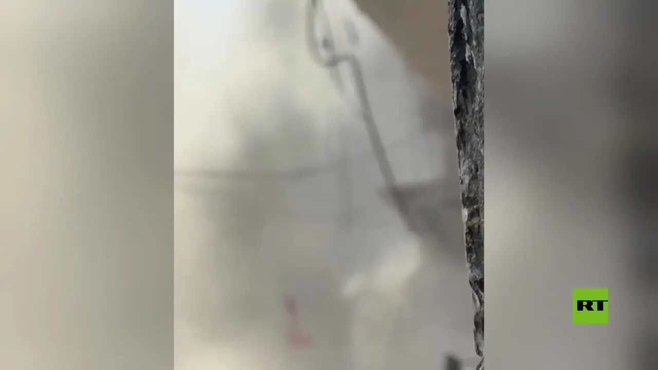 ببینید؛ لحظه انهدام مسجد توحید در غزه