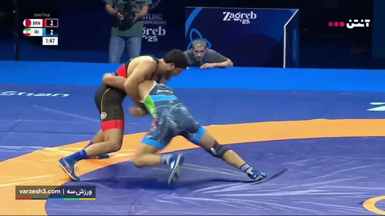 ببینید؛ فینالیست شدن آذرپیرا با غلبه بر تاج الدینوف