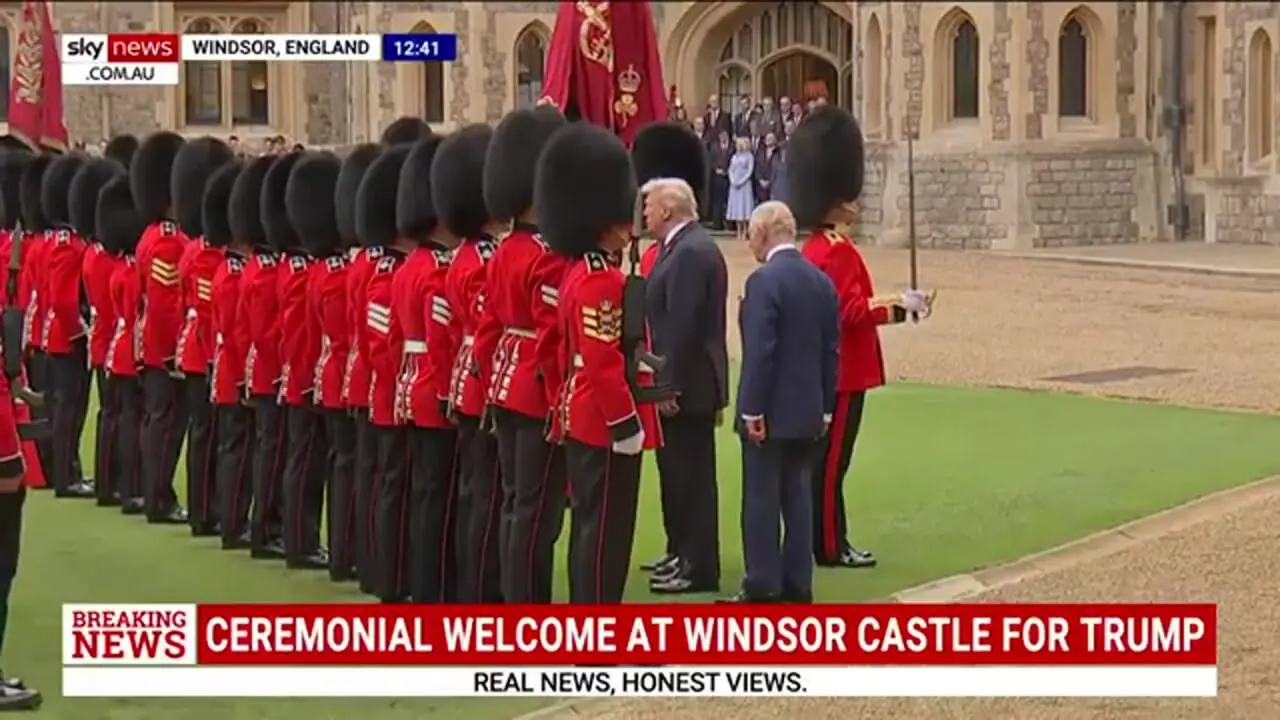 استقبال از ترامپ در انگلیس