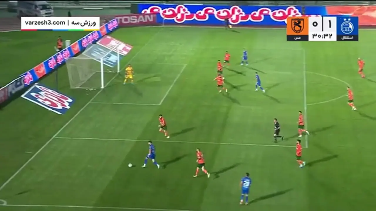 ببینید؛ خلاصه بازی استقلال 1 - مس رفسنجان 0