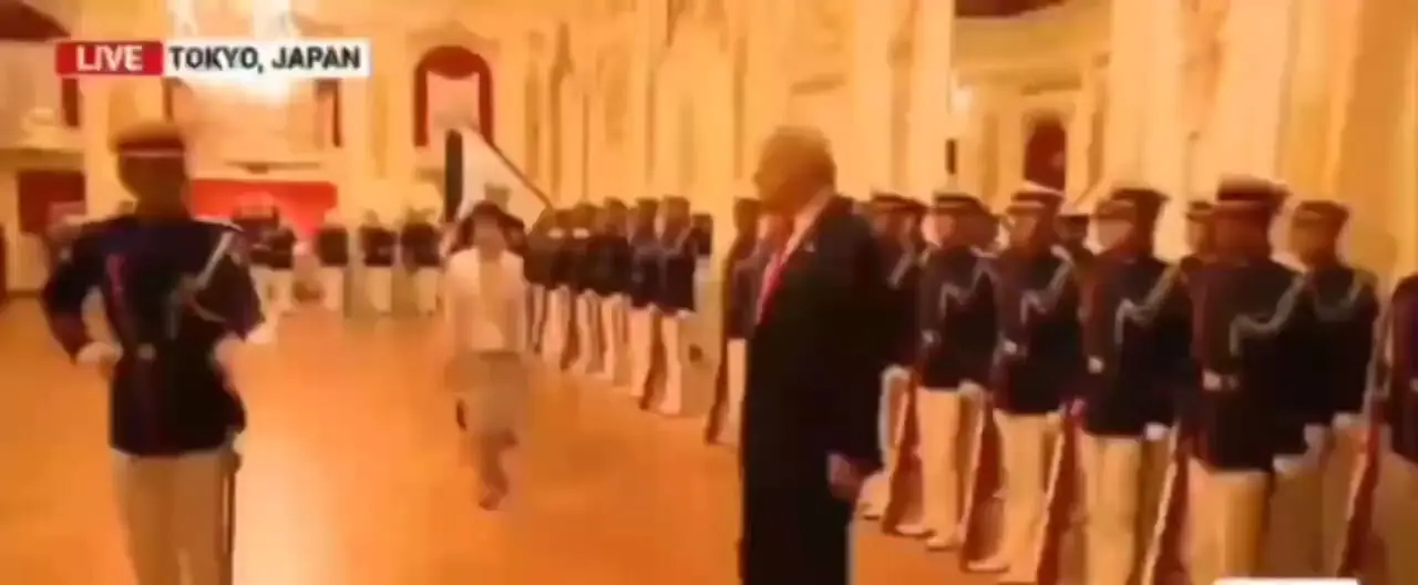 گاف عجیب دونالد ترامپ در ژاپن