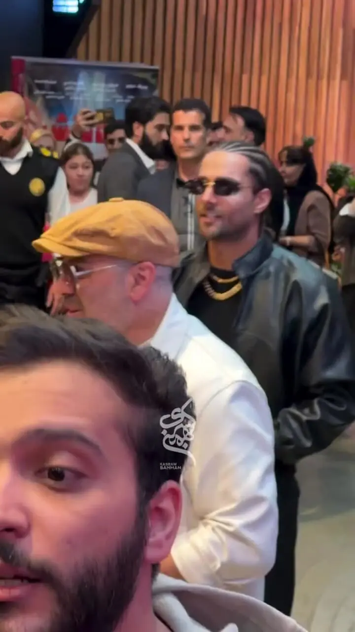 امیر مقاره و بهرنگ علوی در اکران مردمی شاه نقش