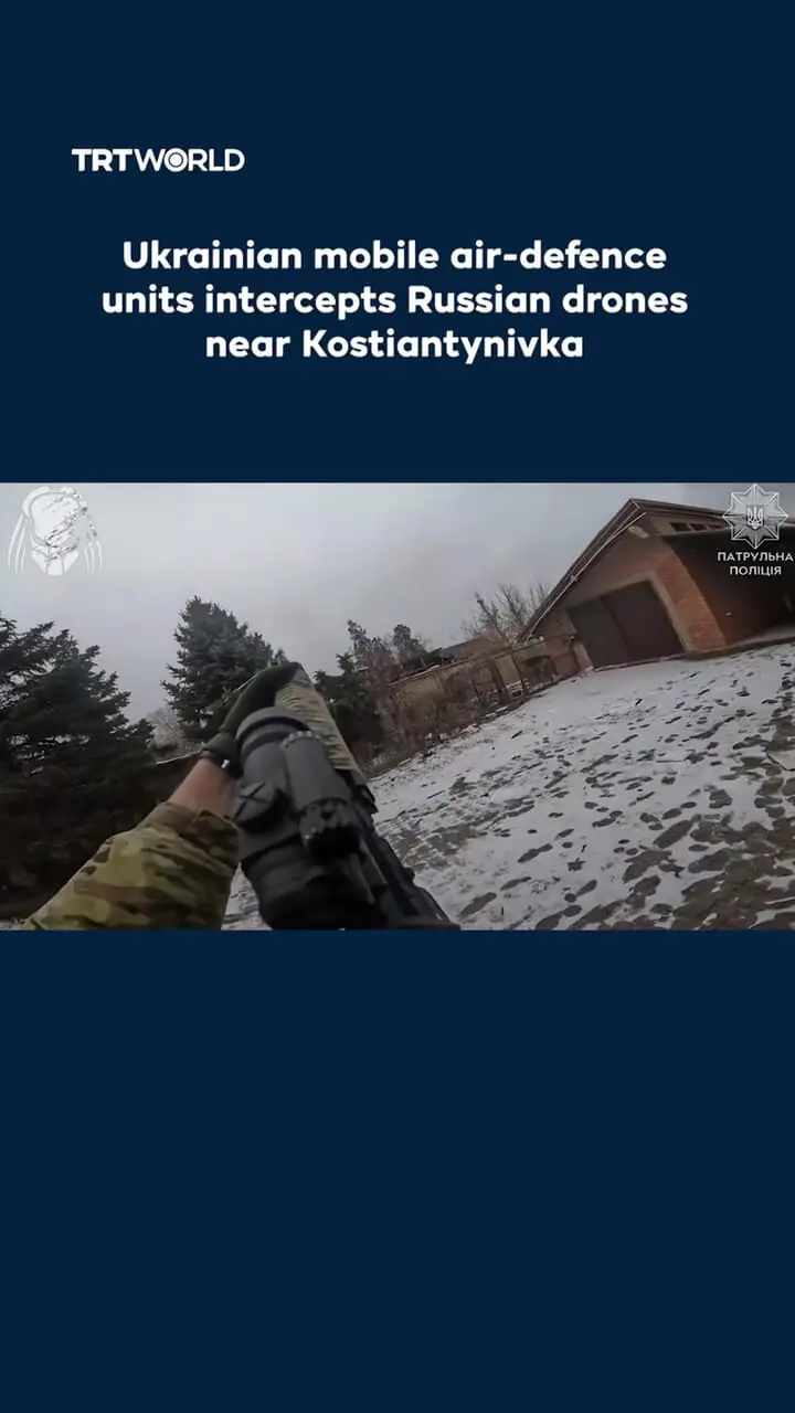 مقابله سربازان اوکراینی با پهپادهای روسی