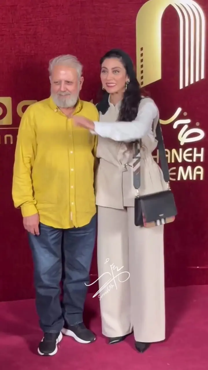 بازیگران در جشن خانه سینما در باغ فردوس